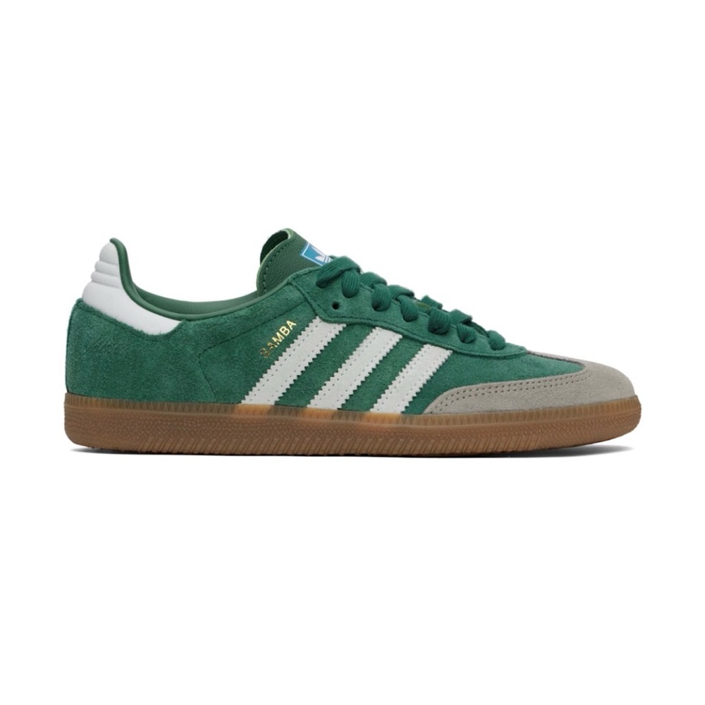 Adidas Green Samba Originals Sneakers